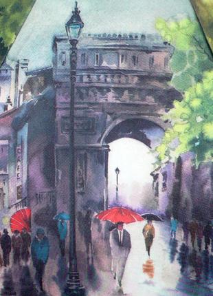 Женский зонт париж ( автомат\ полуавтомат ) арт. 23625-295 фото