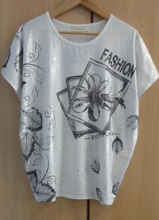 Супер брендовая  блуза блузка стразы lamer& co