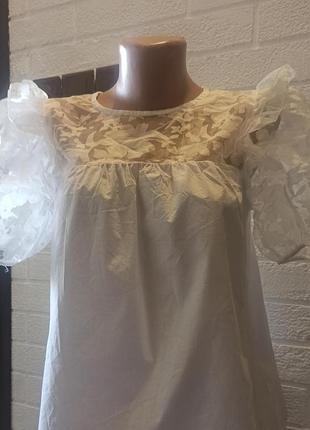 Блузка сорочка кофточка с красивими рукавами.