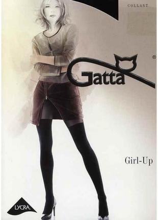 Класичні колготки імітація панчох 4-l gatta girl-up імітація панчіх3 фото