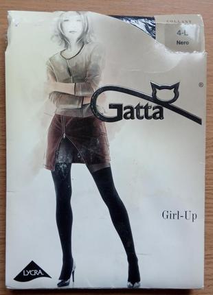 Класичні колготки імітація панчох 4-l gatta girl-up імітація панчіх6 фото