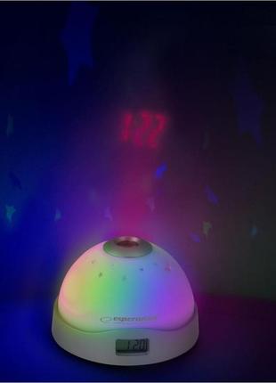 Проекційні годинники esperanza cassiopeia ehc001, сірі2 фото