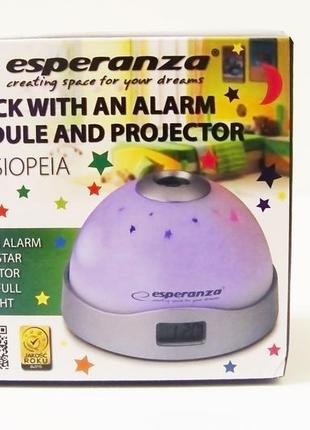 Проекційні годинники esperanza cassiopeia ehc001, сірі3 фото