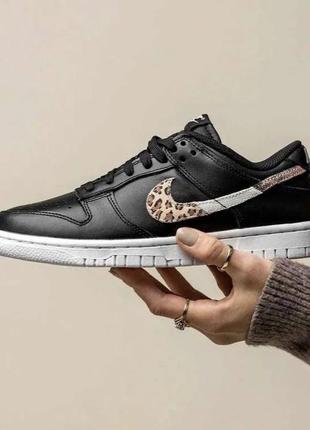 Nike dunk low animal instinct air force originals найк кожа женские кроссовки