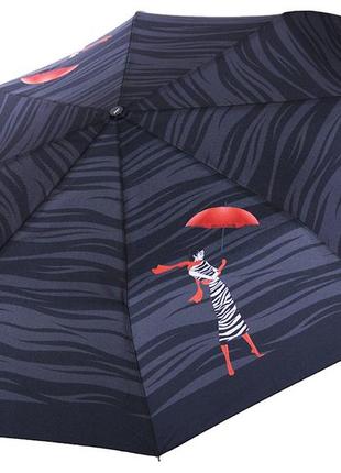 Складной женский зонт zest под красным зонтом ( механика )  арт.  83516-6