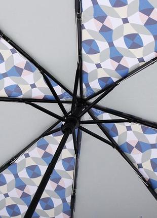 Складной женский зонт zest дама с собачкой ( механика ) арт. 83516-5