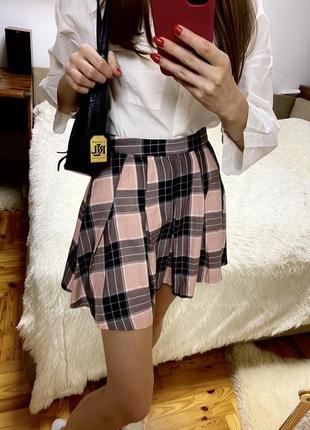 Стильна спідничка в клітинку h&m