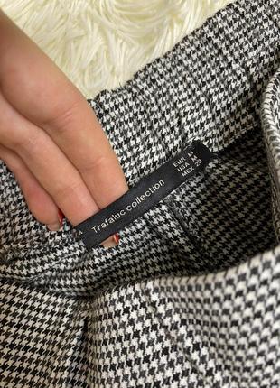 Стильні кюлоти zara в гусячу лапку 6
