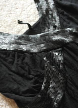 Naf-naf платье сарафан с паетками2 фото