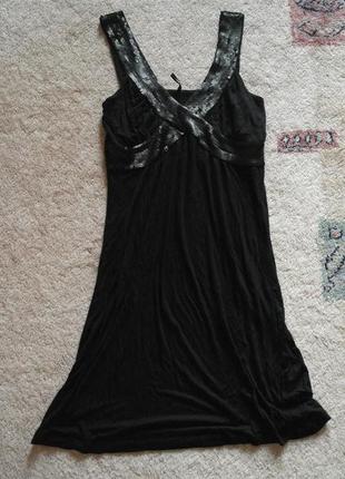 Naf-naf платье сарафан с паетками