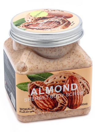 Скраб для тіла wokali almond sherbet body scrub2 фото