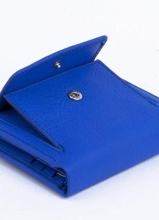 Портмоне для женщин с монетницей st leather 18925 голубой3 фото