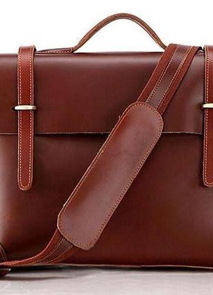 Портфель vintage 14138 кожаный коричневый
