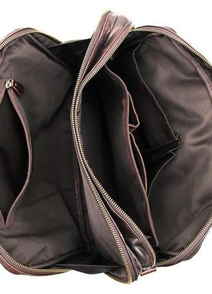 Сумка мужская сумка vintage 14393 под ноутбук 15.6 дюймов коричневая10 фото