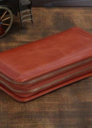 Мужской клатч vintage 14199 коричневый