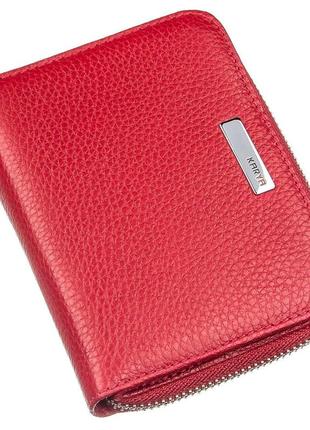 Жіночий гаманець на блискавці karya 17394 червоний