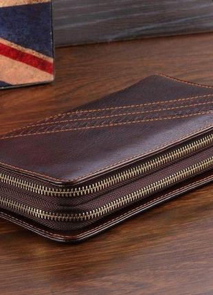 Мужской клатч vintage 14202 коричневый