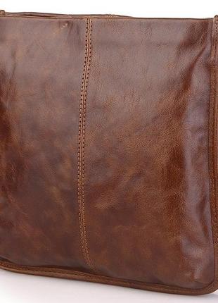 Сумка мужская vintage 14391 коричневая