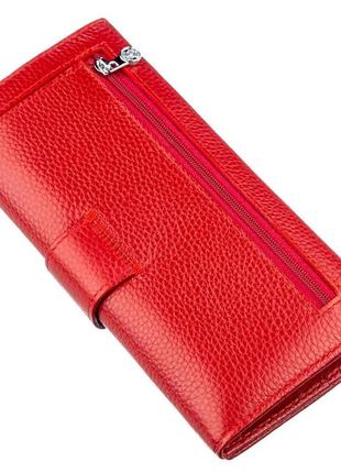 Вишуканий жіночий гаманець boston 18848 червоний2 фото