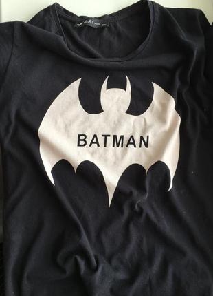 Чорна футболка batman3 фото