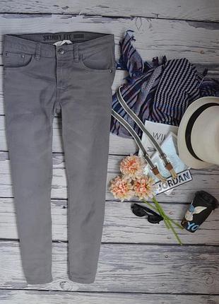 11 - 12 років 152 см h&m фірмові круті штани брюки джинси модному підлітку сірі