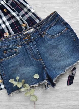 Vintage fit, шорты из плотного денима с высокой посадкой в винтажном стиле