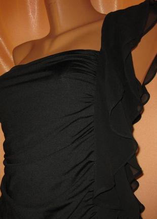 Черное силуэтное секси платье миди по фигуре в обтяжку purple l-xl км1160 тянется5 фото
