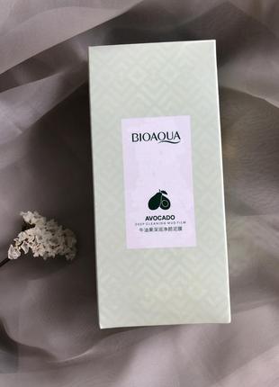 Очищаюча маска для обличчя bioaqua avocado deep cleansing mud film з екстрактом...