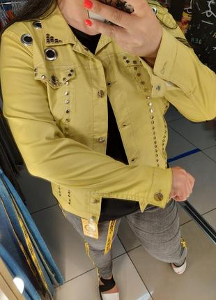 Куртка джинсова піджак джинс туреччини3 фото