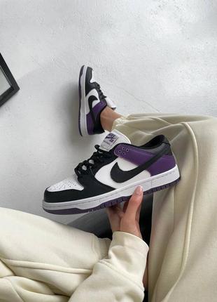 Кросівки жіночі nike sb dunk «purple court» /кросівки жіночі найк