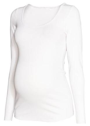 H&m mama l 48 р топ з джерсі реглан футболка з довгими рукавами для вагітних