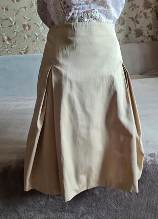 Женская бежевая юбка max mara