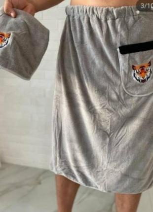 Набір чоловічий для лазні та сауни