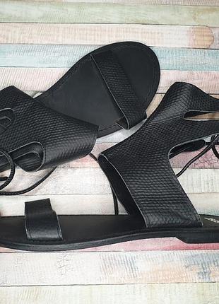 Кожаные босоножки asos