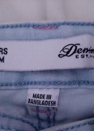 Стильные, фирменные джинсовые шорты на девочку💕3 фото