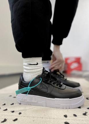 Кросівки nike air force 1 pixel white black