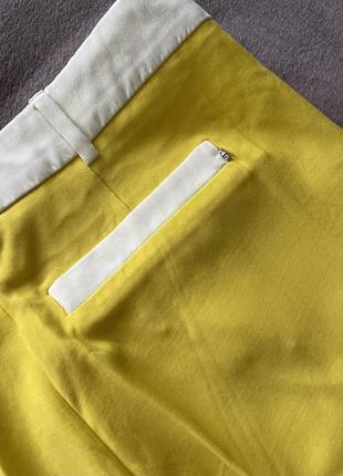 Штани шовкові жовті maxmara sportmax6 фото