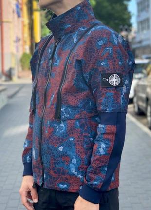 🔥вітровка stone island multicolor вітровка з патчем4 фото