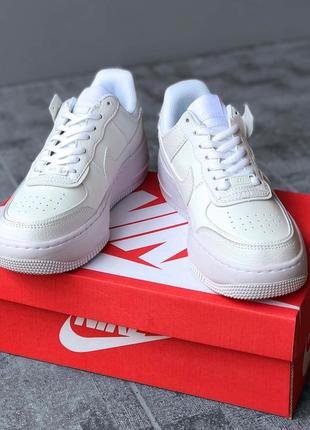 🔥кросівки nike air force 1 white shadow кросівки2 фото