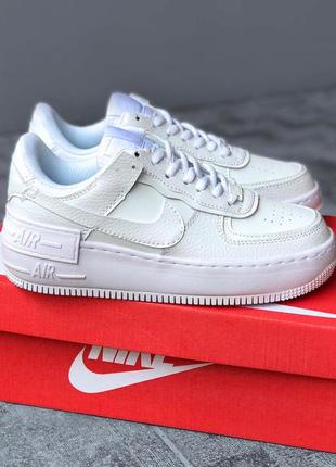 🔥кроссовки nike air force 1 shadow white кросівки