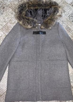 Стильное пальто zara.1 фото