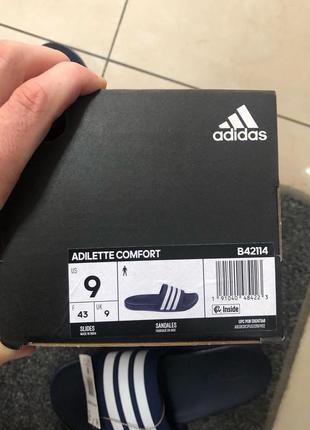 Шльопанці adidas adilette comfort7 фото