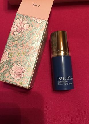 Su:m37 water full bluemune essence 8ml, інтенсивно зволожуюча есенція1 фото