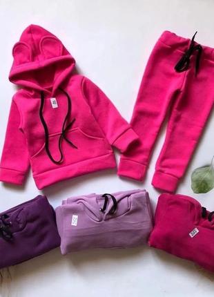 Яскраві кольори 🔥 теплий костюмчик для дівчаток 😻 ціна залежить від розміру