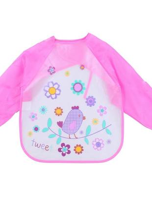 Нагрудник з рукавами слюнявчик фартушок для малювання