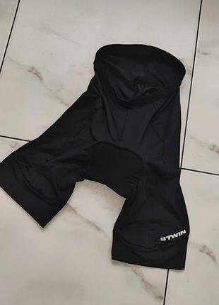 Женские велосипедные шорты с памперсом btwin s (38-40-42)