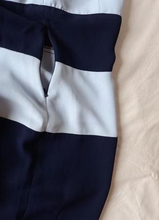 Плаття з квадратною горловиною та блакитною смужкою, італія4 фото