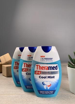 " оригінал! зубна гель-паста theramed cool mint 75мл.   "