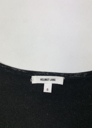 Женская оригинальная кофта свитер helmut lang cotton cashmere assymetric s8 фото