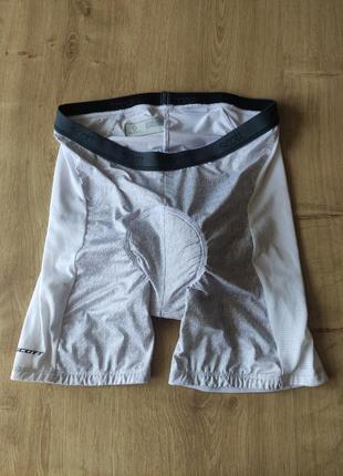 Велосипедні труси шорти scott endurance 10 underwear shorts, сша. розмір м1 фото
